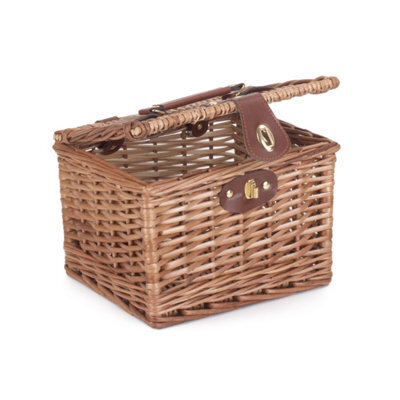Red Hamper Eh137 Wicker Light Steamed Small Chest Hamper - image 1
