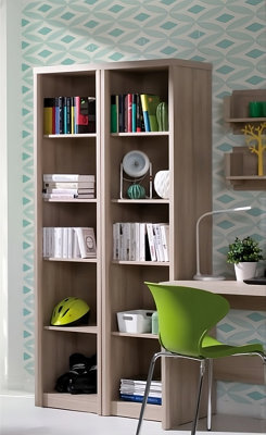 Arte Stylish Roma 11 Bookcase H1900mm W450mm D430mm With Four Shelves - image 1