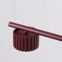 Sollux Lighting Aura Aluminum Burgundy 4 Lights Minimalist Chandeliers - thumbnail 6