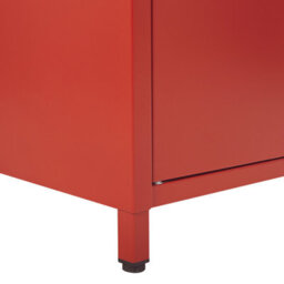 Beliani  Storage Unit Varna Metal Red - thumbnail 9
