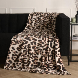 OHS Ultra Soft Throw Bed Blanket Leopard Fleece Plush Sofa Bedspread Warm Travel - thumbnail 8