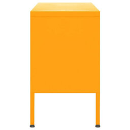 Berkfield Durable Tv Cabinet Mustard Yellow 105X35X50 Cm Steel - thumbnail 4
