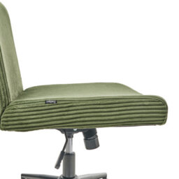 Beliani Desk Chair Geddes Corduroy Green - thumbnail 8
