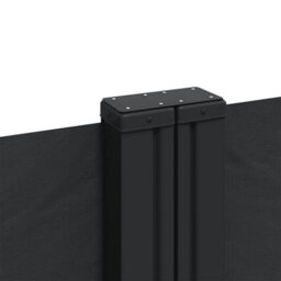 Berkfield Retractable Side Awning Black 140X1200 Cm - thumbnail 7