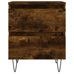 Berkfield Elegant Bedside Cabinets 2 Pcs Smoked Oak 40X35X50 Cm Engineered Wood - thumbnail 5