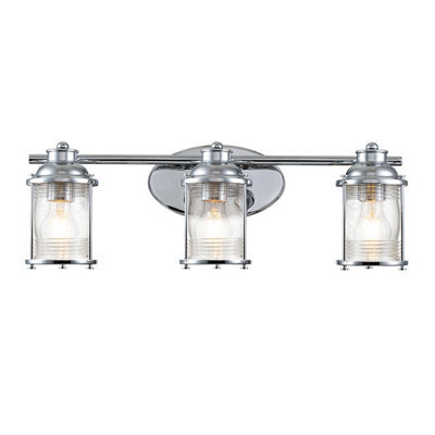 Luminosa Lighting Luminosa Kichler Ashland Bay Wall Lamp Polished Chrome, Ip44 - image 1