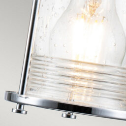 Luminosa Lighting Luminosa Kichler Ashland Bay Wall Lamp Polished Chrome, Ip44 - thumbnail 3