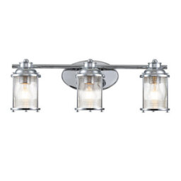 Luminosa Lighting Luminosa Kichler Ashland Bay Wall Lamp Polished Chrome, Ip44 - thumbnail 1