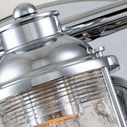 Luminosa Lighting Luminosa Kichler Ashland Bay Wall Lamp Polished Chrome, Ip44 - thumbnail 2