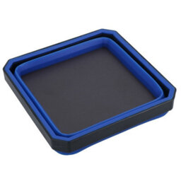 AB Tools Collapsible Magnetic Parts Tray Dish Storage Bowl Holder Oil Resistant Plastic 2Pc - thumbnail 3