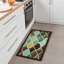 "Bravich Hard Wearing Non-Slip Stair Runner Kitchen Mat - Teal Anejo - 2'2""x10'ft (66X305Cm)" - thumbnail 5