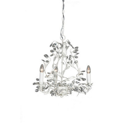 Luminosa Lighting Luminosa Michelan 3 Light Multi Arm Chandeliers White Frosted