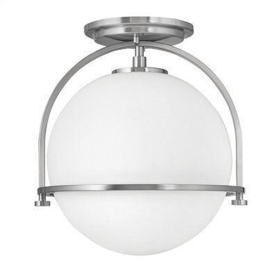 Luminosa Lighting Luminosa Hinkley Somerset Globe Ceiling Light Brushed Nickel - image 1