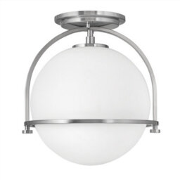 Luminosa Lighting Luminosa Hinkley Somerset Globe Ceiling Light Brushed Nickel - thumbnail 1