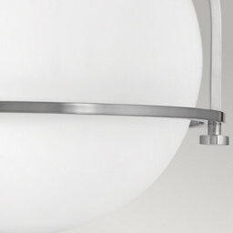 Luminosa Lighting Luminosa Hinkley Somerset Globe Ceiling Light Brushed Nickel - thumbnail 4