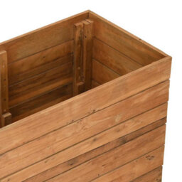 Berkfield Durable Raised Bed 150X40X72 Cm Recycled Teak And Steel - thumbnail 9