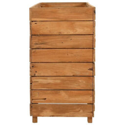 Berkfield Durable Raised Bed 150X40X72 Cm Recycled Teak And Steel - thumbnail 8