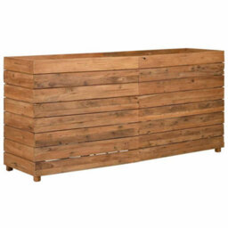 Berkfield Durable Raised Bed 150X40X72 Cm Recycled Teak And Steel - thumbnail 5