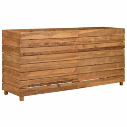 Berkfield Durable Raised Bed 150X40X72 Cm Recycled Teak And Steel - thumbnail 7