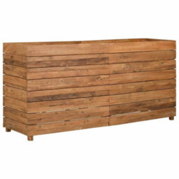 Berkfield Durable Raised Bed 150X40X72 Cm Recycled Teak And Steel - thumbnail 6
