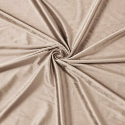 Ameha Beige Velvet Crushed Curtains Blackout Thermal Insulated Ring Top Ready Made Door Curtain Single Panel 66'' X 84'' - thumbnail 7