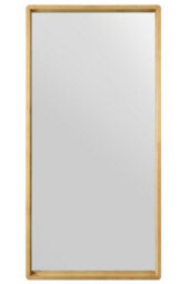 "Mirroroutlet The Naturalis - Solid Oak Rounded Corner Leaner / Wall Mirror 67"" X 33"" (170Cm X 85Cm) Scandinavian 'scandi' Inspired" - thumbnail 3