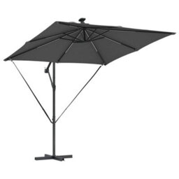 Berkfield Cantilever Banana Parasol Anthracite 249 X 249 X 250 Cm - thumbnail 4
