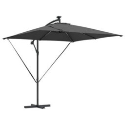 Berkfield Cantilever Banana Parasol Anthracite 249 X 249 X 250 Cm - thumbnail 2