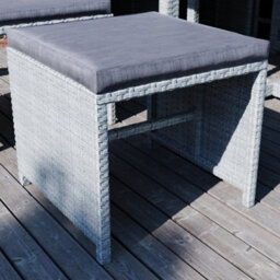 Lassic Garden Vida Grey Cuba Rattan Garden Furniture Set Patio Conservatory Balcony Outdoor 10 Seater Piece Glass Top Table, Ukfr - thumbnail 4