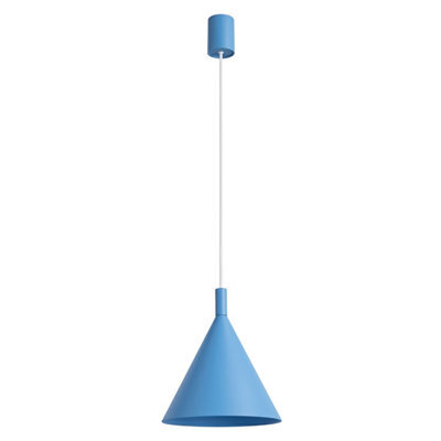 Sollux Lighting Nox Steel Light Blue 1 Lights Modern Pendant Lamps - image 1