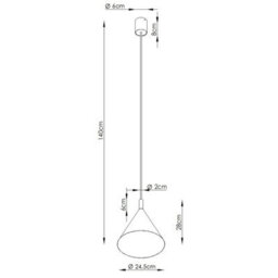 Sollux Lighting Nox Steel Light Blue 1 Lights Modern Pendant Lamps - thumbnail 9