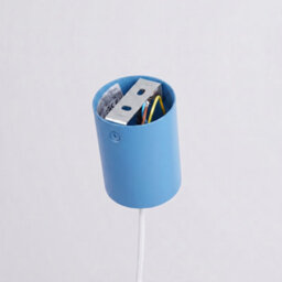 Sollux Lighting Nox Steel Light Blue 1 Lights Modern Pendant Lamps - thumbnail 8