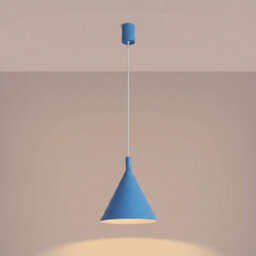 Sollux Lighting Nox Steel Light Blue 1 Lights Modern Pendant Lamps - thumbnail 3