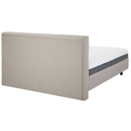 Beliani Adjustable Bed Fabric Duke 160 X 200 Cm (Eu King Size) Beige - thumbnail 8