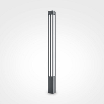 Luminosa Lighting Luminosa Maytoni Elbe Outdoor Bollard Graphite, 150Cm 3000K Ip65 - image 1