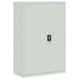 Berkfield File Cabinet Light Grey 90X40X180 Cm Steel - thumbnail 7