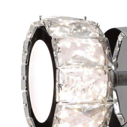 Pagazzi Lighting Pagazzi Dilan Polished Chrome & Crystal Led Wall Light - thumbnail 3