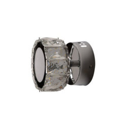 Pagazzi Lighting Pagazzi Dilan Polished Chrome & Crystal Led Wall Light - thumbnail 2