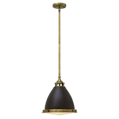 Elegant Buckeye Bronze 1 Bulb Ceiling Pendant Light - Led E27 100W