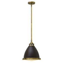 Elegant Buckeye Bronze 1 Bulb Ceiling Pendant Light - Led E27 100W