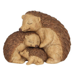 Hedgehog Family Ornament. With Mini Sentiment Card. - thumbnail 2