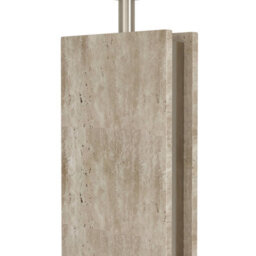 Eglo Belesar Satin Nickel Stone And Steel Table Lamp - thumbnail 3