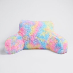 Ohs Fluffy Fleece Reading Cushion Pillow With Arms Lumbar Chair Support - thumbnail 5