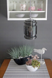 B2C Plant Orchid Pot Plastic 3 Colours Gloss Oval Planter Transparent Clear White 36Cm - thumbnail 3