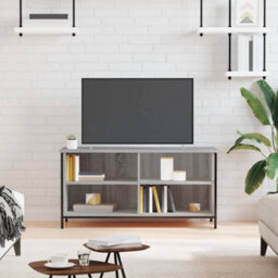 Walplus Tv Cabinet Grey Sonoma 100X40X50 Cm Engineered Wood - thumbnail 1