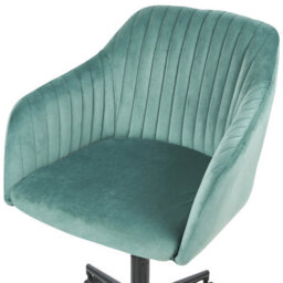 Beliani Desk Chair Venice Velvet Mint Green - thumbnail 7