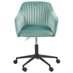 Beliani Desk Chair Venice Velvet Mint Green - thumbnail 5