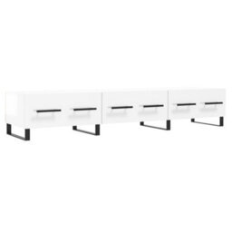 Berkfield Tv Cabinet High Gloss White 150X36X30 Cm Engineered Wood - thumbnail 2