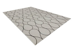 RugsX Carpet Sisal Flat 49379960 Drops Cream Black 200X290 Cm - thumbnail 3