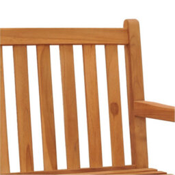 Berkfield 4 Piece Garden Dining Set Solid Wood Teak - thumbnail 5